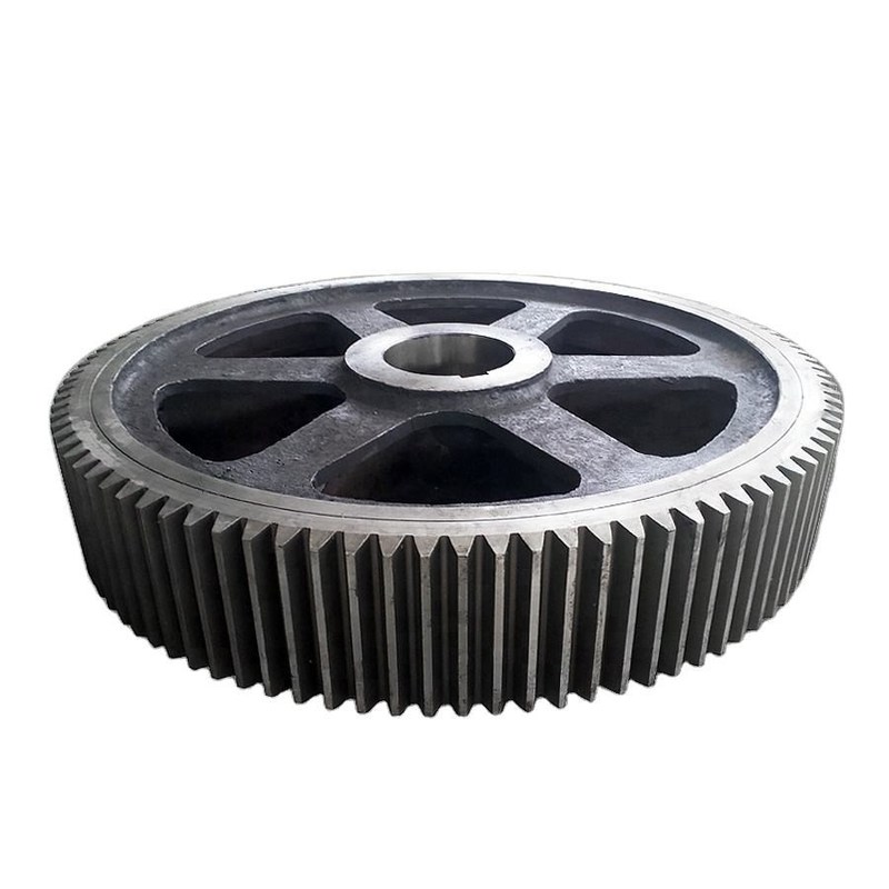 Variable Teeth Heavy Duty Cast Iron Spur Gear with Customizable Size for Precision Applications