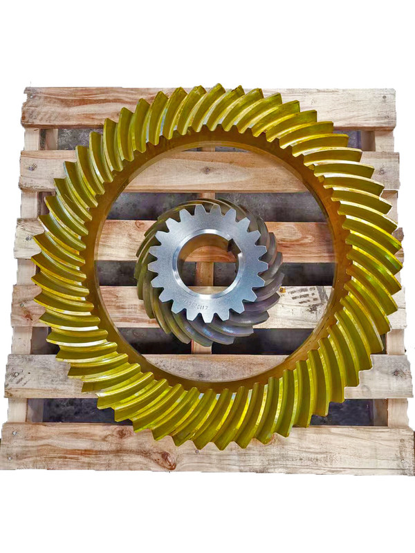 Large Module Spiral Bevel Gear With Customized Surface Finishing Large Module Spiral Bevel Gear With Customized Surface Finishing