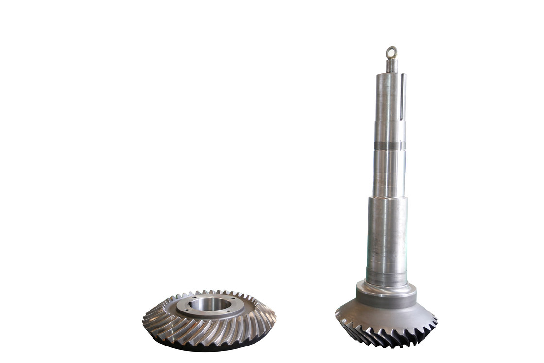 High Precision Spiral Bevel Gear for Crusher Machine Reducer with Customizable Material and HB220-280 Hardness