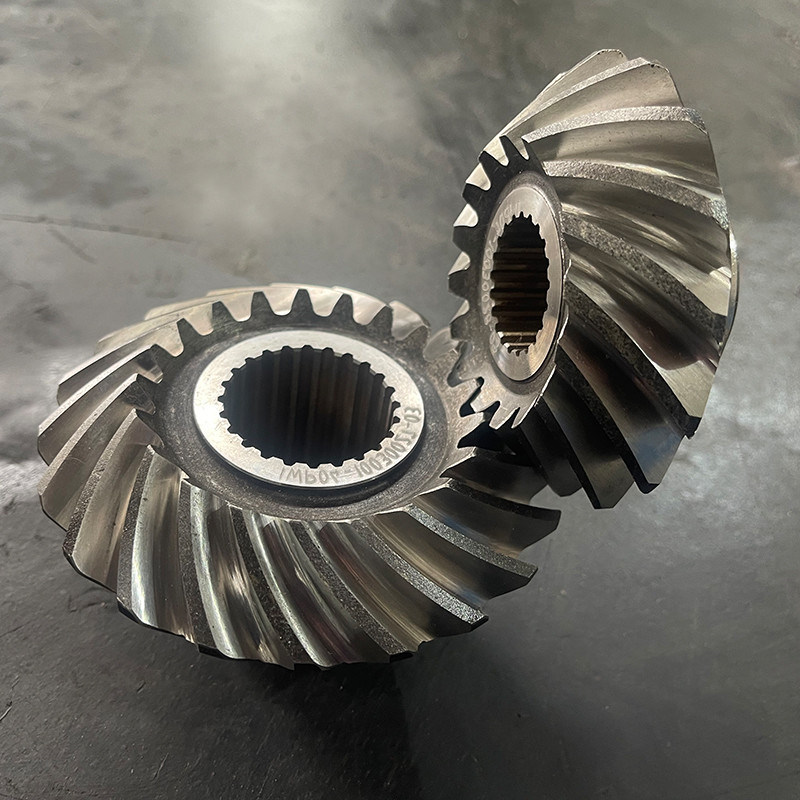 Customized Heat Treatment Surface Finish Bevel Gear Based On Drawings for Marine Industry