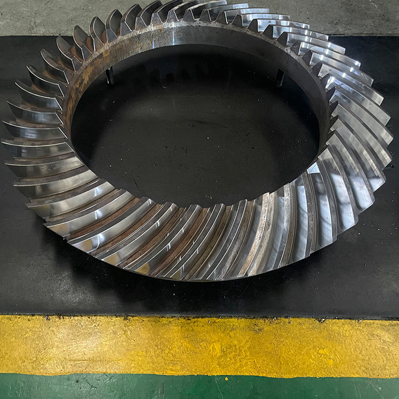 High Hardness HB260-320 Bevel Gear with Tooth Profile Based On Drawings and Heat Treatment Surface Finish