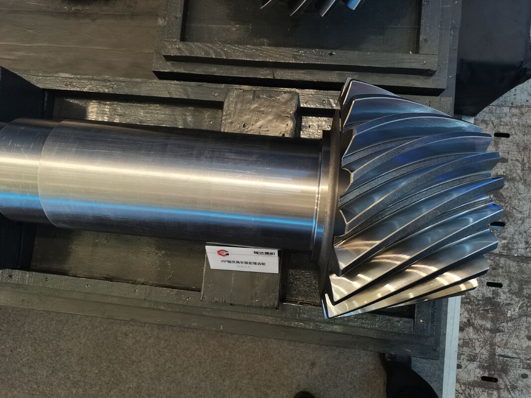 High Precision Spiral Bevel Gear Set with Wear Resistance and Smooth Finished for Industrial Equipment